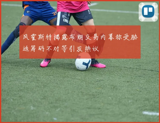 风霍斯特揭露布朗交易内幕称受胁迫筹码不对等引发热议